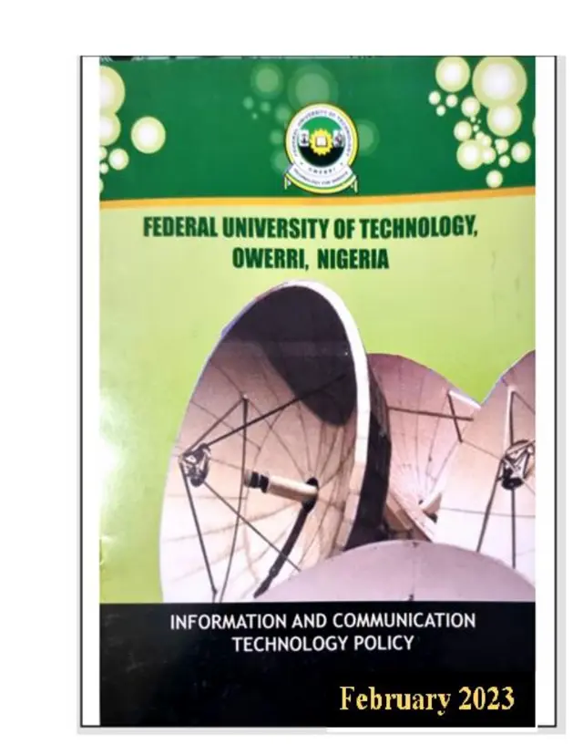 Cover of the ICT Policy