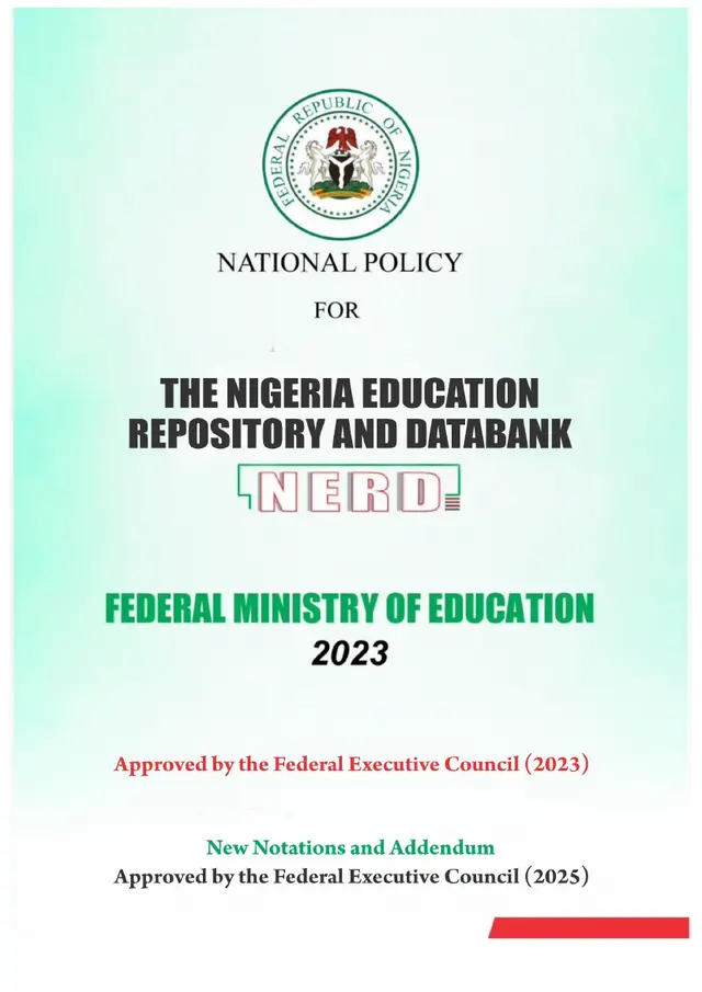 Cover of the NERD Policy