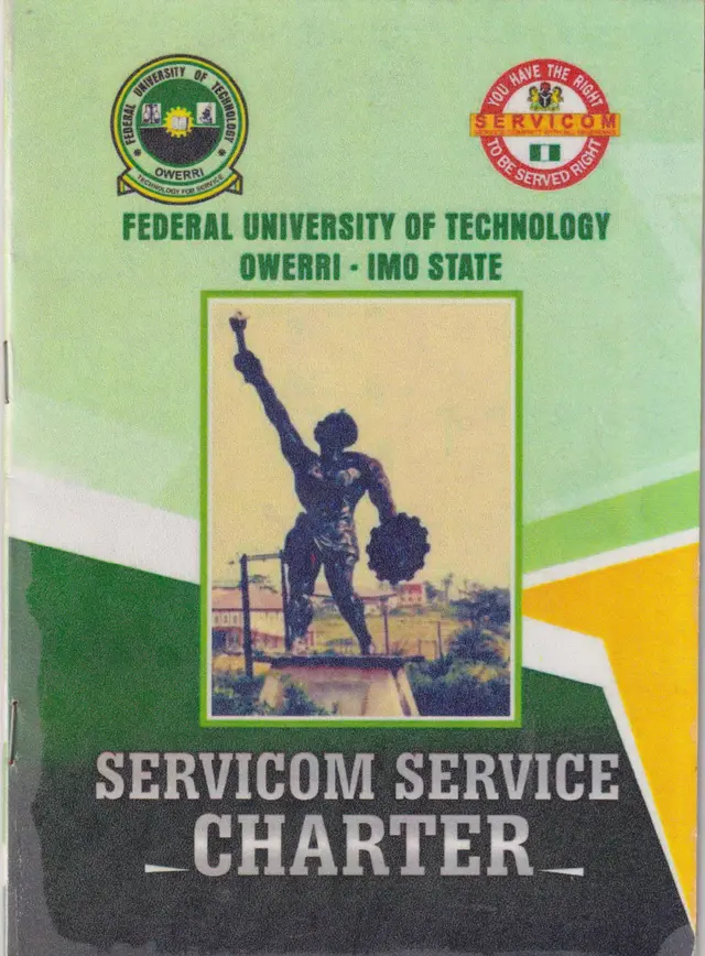 Cover of the SERVICOM Service Charter